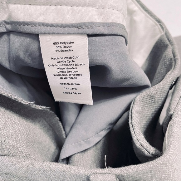 TALBOTS HAMPSHIRE ANKLE PANT - GREY size 12 - Picture 9 of 15